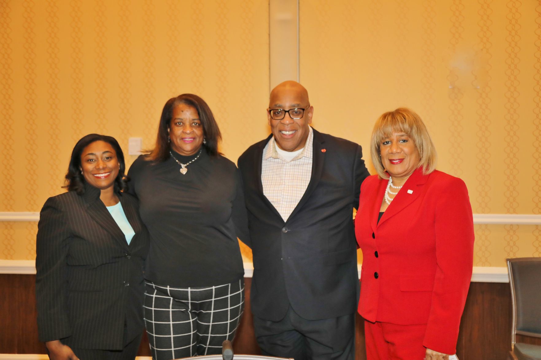 Alicia Myles, Laura Joiner, Roy Anderson, Cenia Bosman
